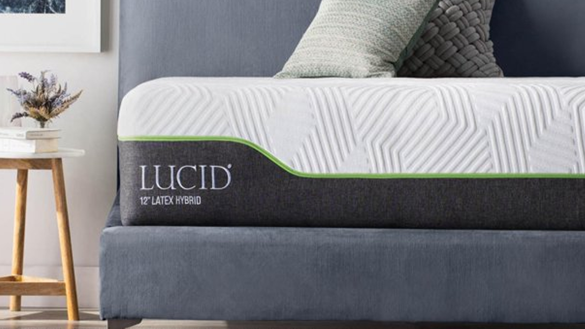 9. LUCID 12-Inch Hybrid Mattress